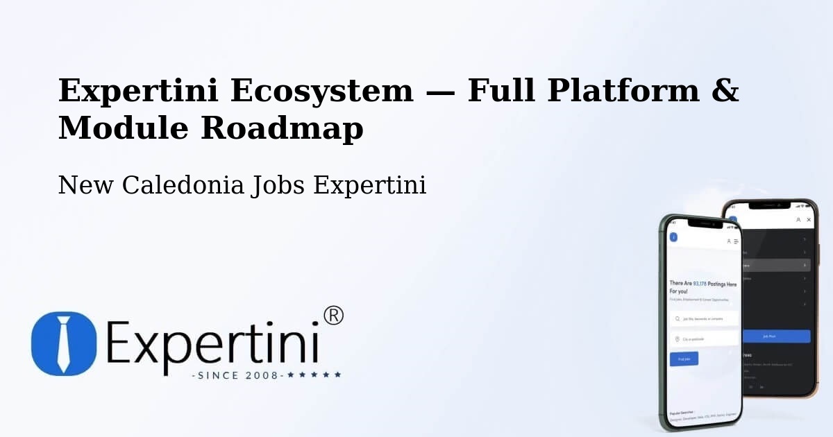 Expertini Ecosystem — Full Platform & Module Roadmap – Tonghoué
