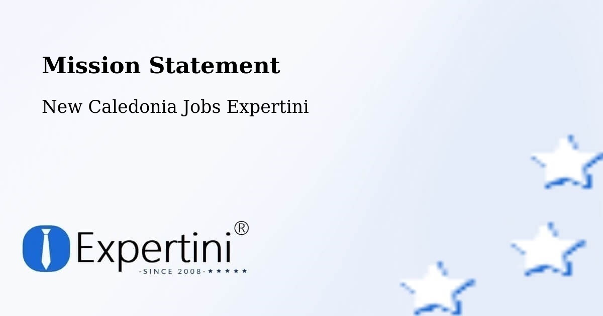 Corporate Mission – Tonghoué - New Caledonia Jobs Expertini